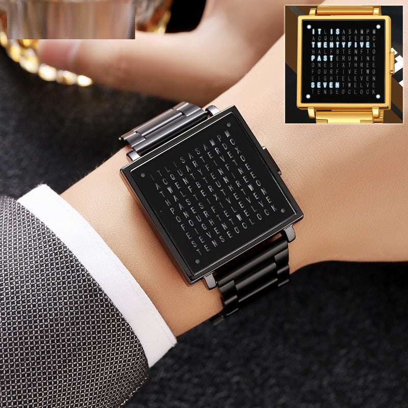 LED Square Electronic Watch