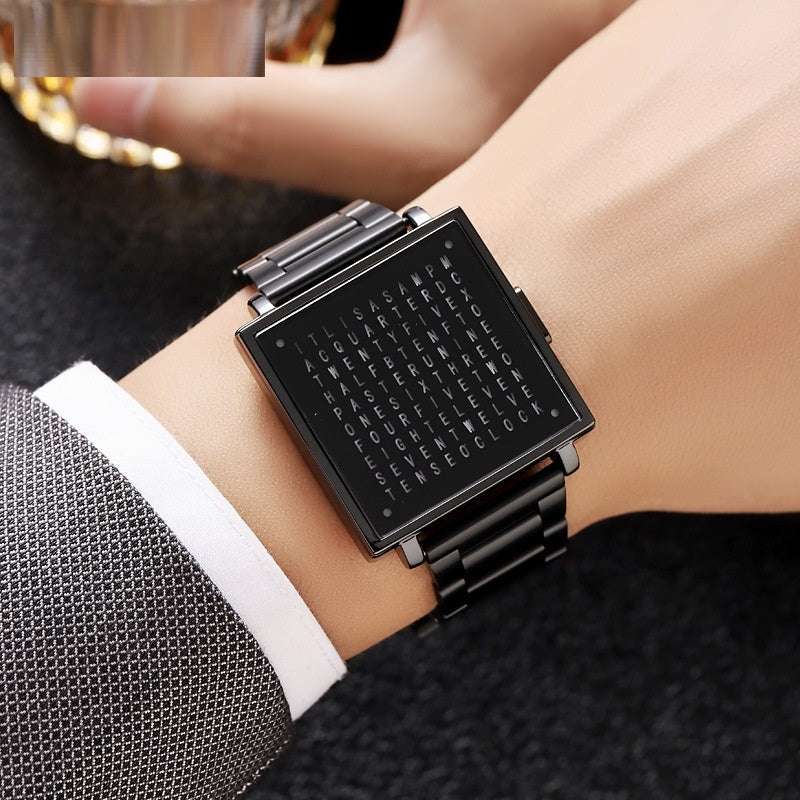LED Square Electronic Watch
