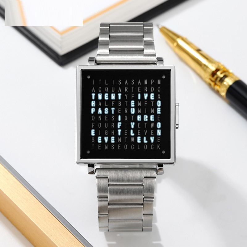 LED Square Electronic Watch