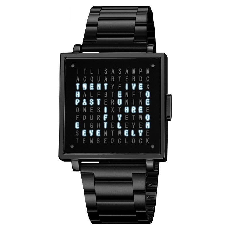LED Square Electronic Watch