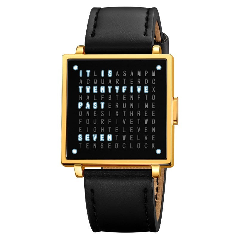 LED Square Electronic Watch