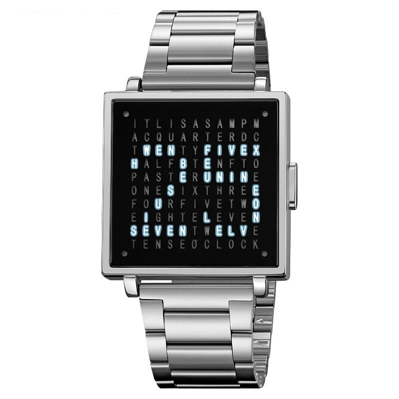 LED Square Electronic Watch