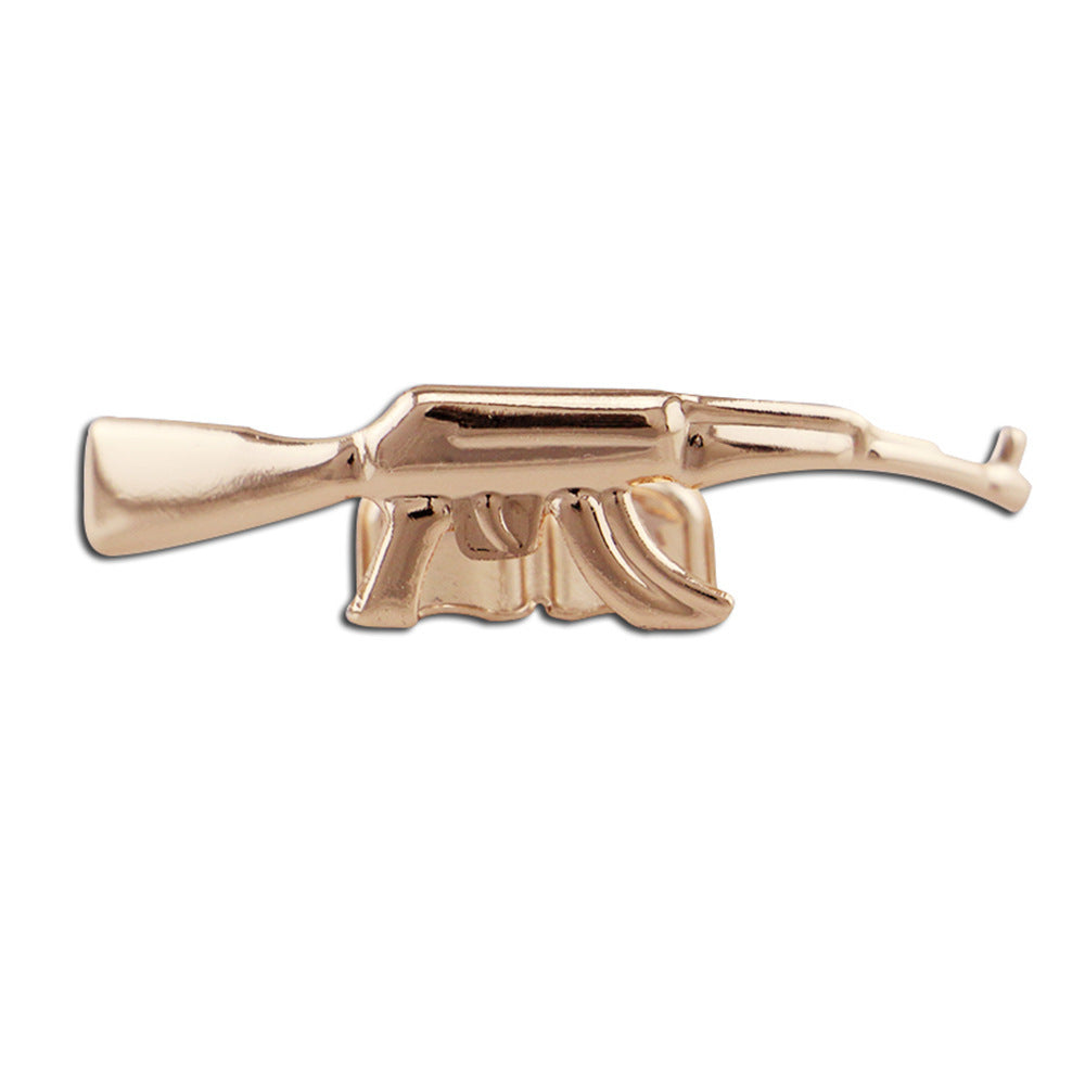 DatNewDrip gold AK47 grillz for teeth single row upper tooth piece hip hop dental jewelry