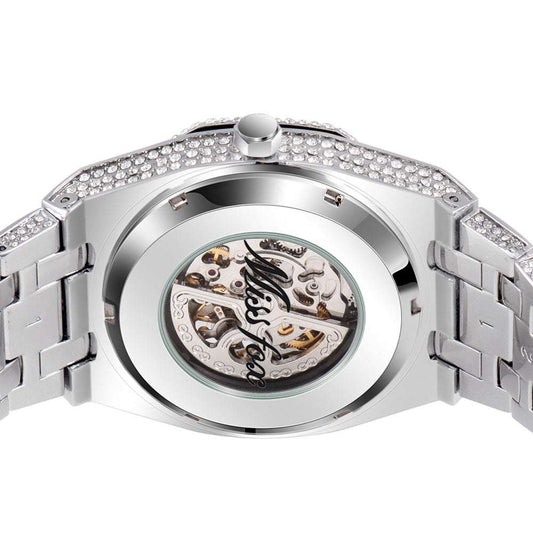 Iced Out Transparent Gears Luxury Watch