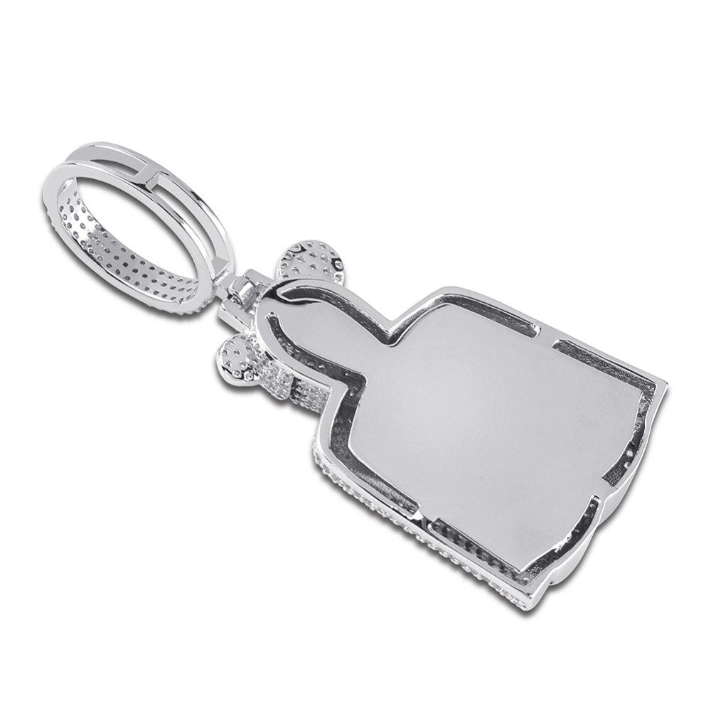 Iced Out Evil Smiling Clown Pendant