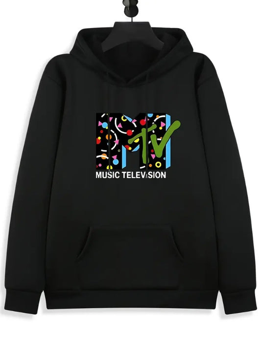 MTV Party Print Hoodie - Mens