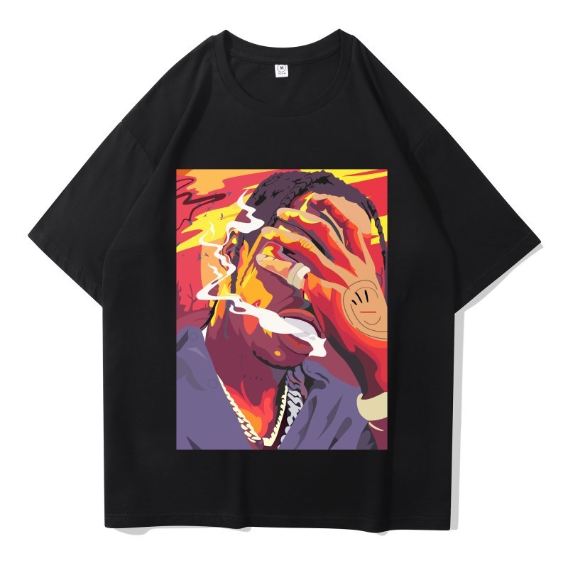 Travis Scott Smoke T-Shirt - Mens