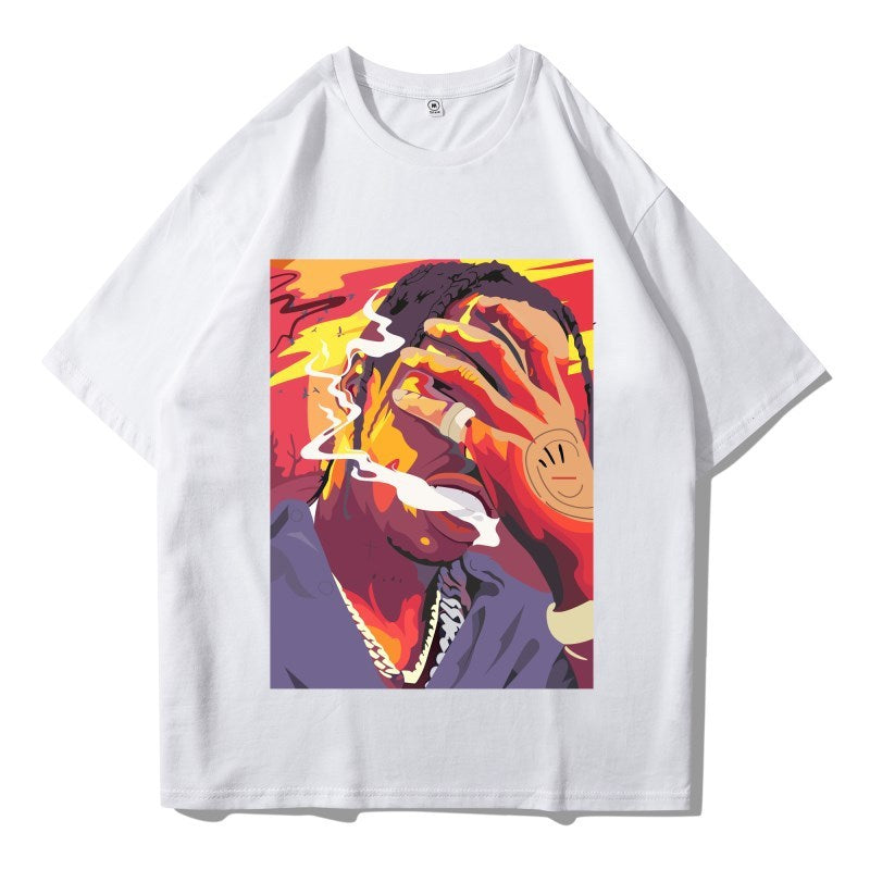 Travis Scott Smoke T-Shirt - Mens
