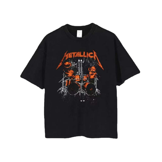 DATNEWDRIP Graphic Streetwear Tee - Metallica T-Shirt - Mens