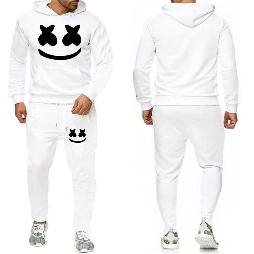 Marshmello Face Hoodie & Sweats Jogger Set