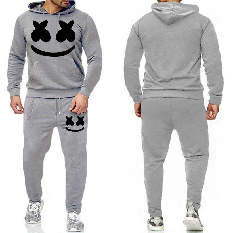 Marshmello Face Hoodie & Sweats Jogger Set