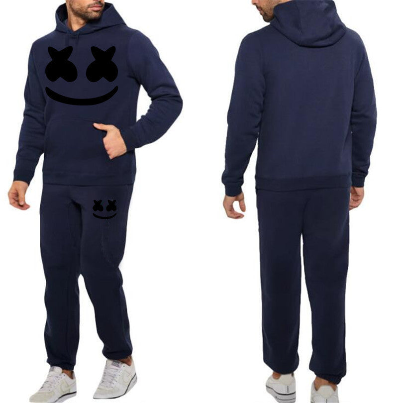 Marshmello Face Hoodie & Sweats Jogger Set