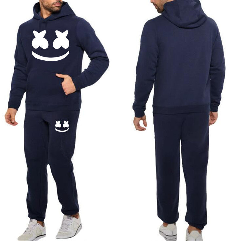 Marshmello Face Hoodie & Sweats Jogger Set