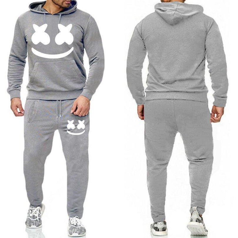 Marshmello Face Hoodie & Sweats Jogger Set