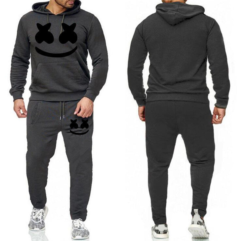 Marshmello Face Hoodie & Sweats Jogger Set