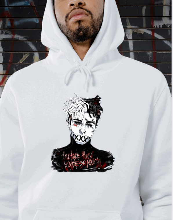 “THE FACE THEY HATE” – XXXTENTACION HOODIE