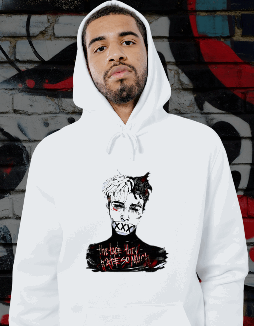 “THE FACE THEY HATE” – XXXTENTACION HOODIE