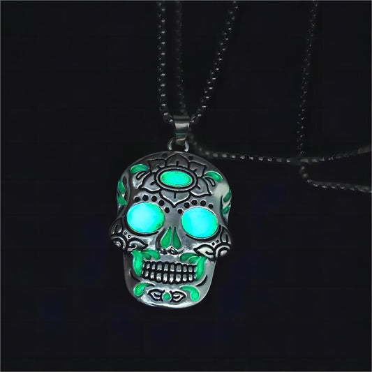 Luminous Skull Necklace Pendant