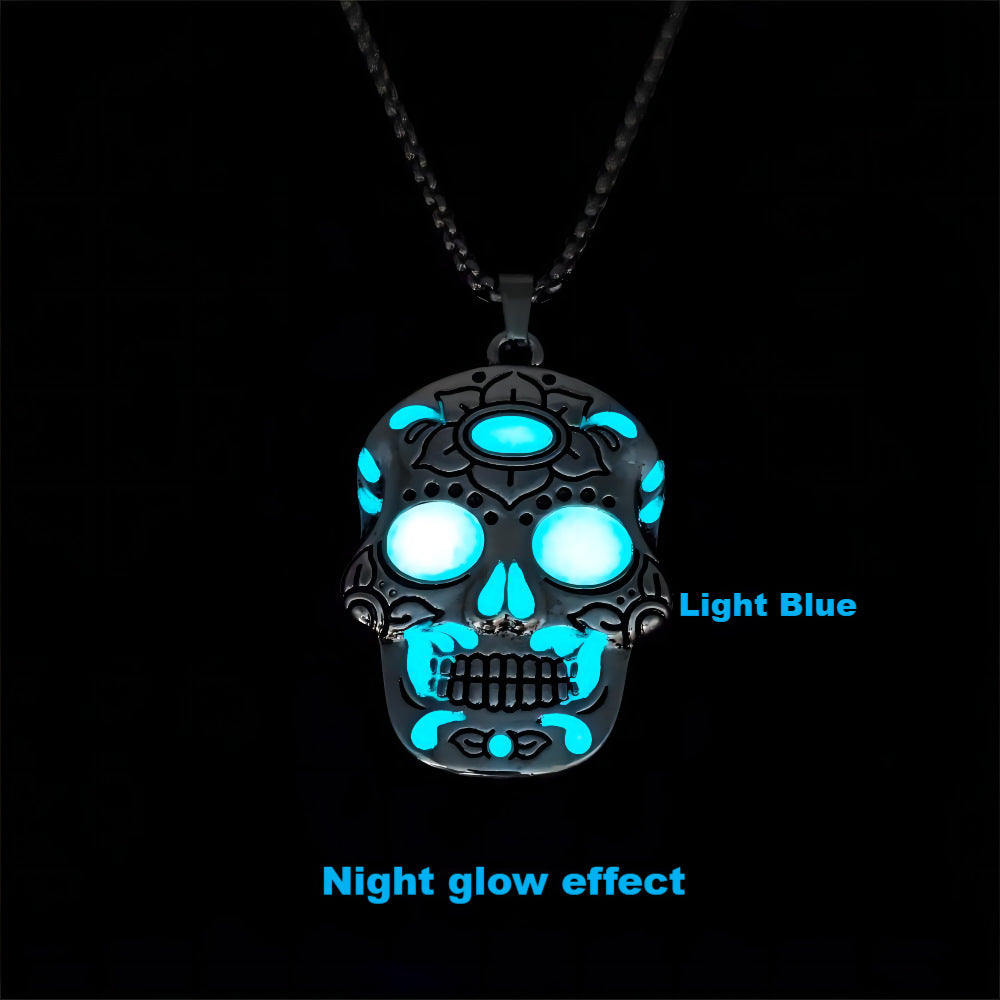 Luminous Skull Necklace Pendant