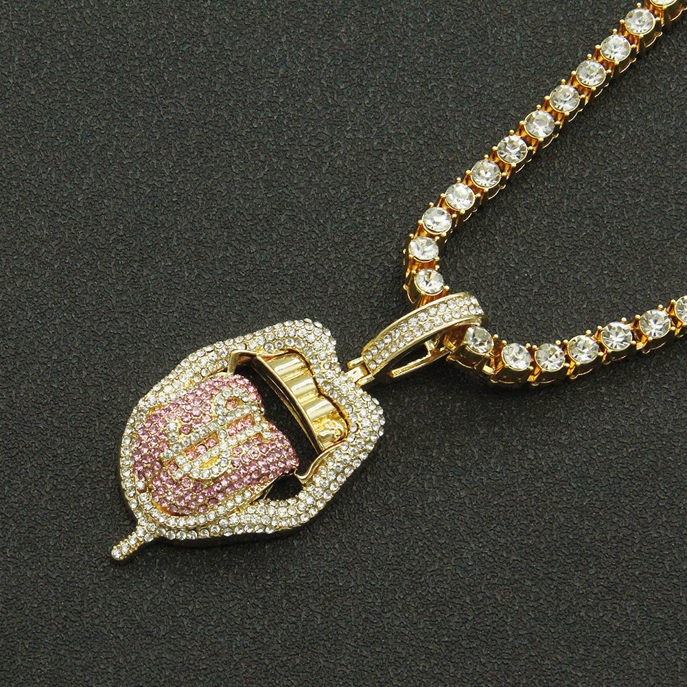 Iced Out Money Talks Pendant - DATNEWDRIP