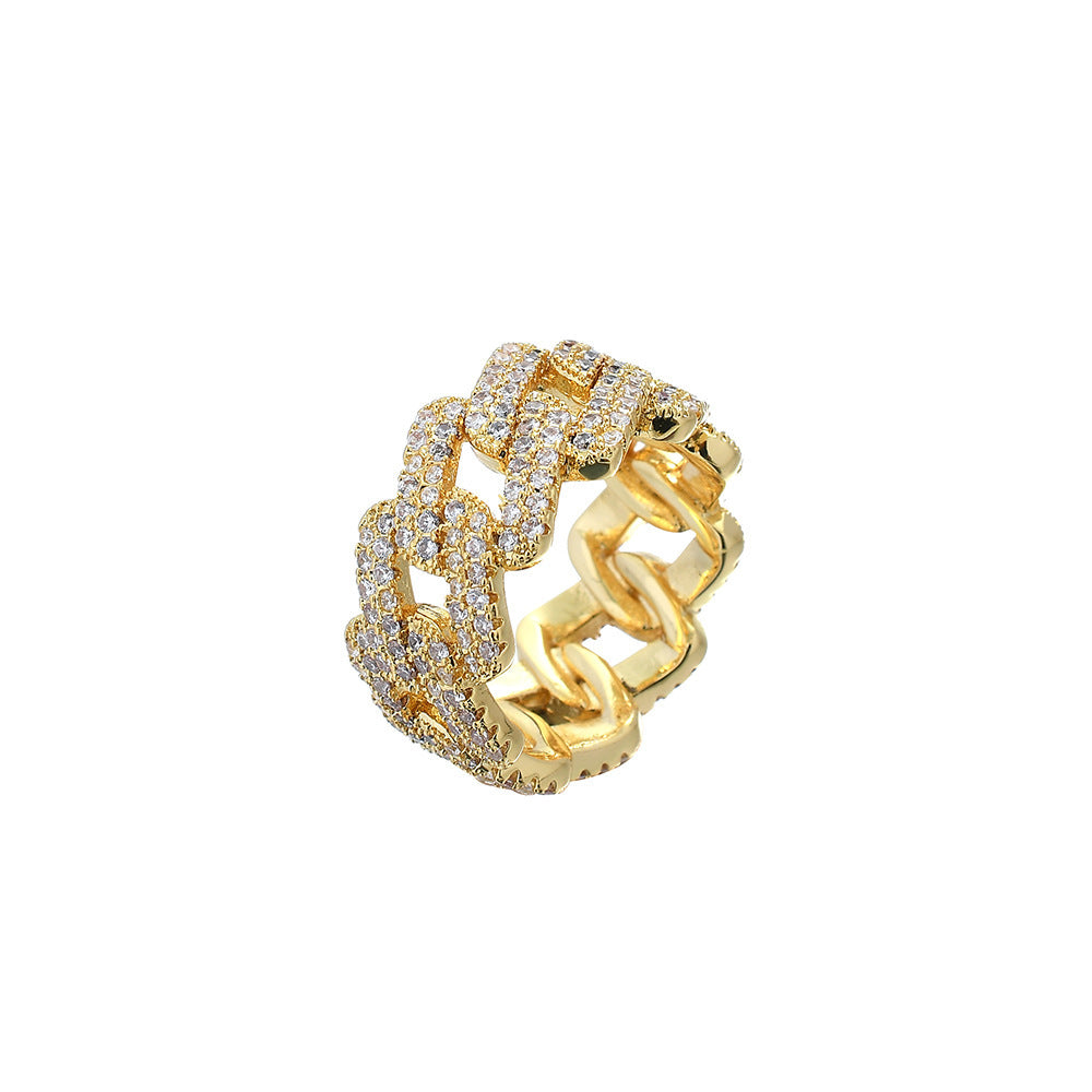 Iced Out Large Gem Ring