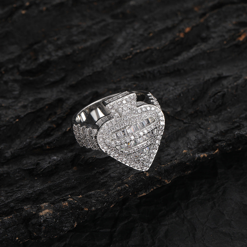 Iced Out Large Gem Ring