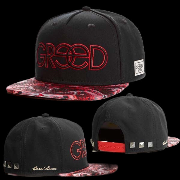 DATNEWDRIP Greed Snapback Baseball Hat
