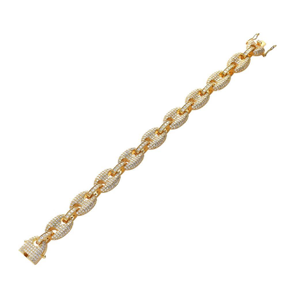 Iced Out Pig Nose Bracelet - DATNEWDRIP