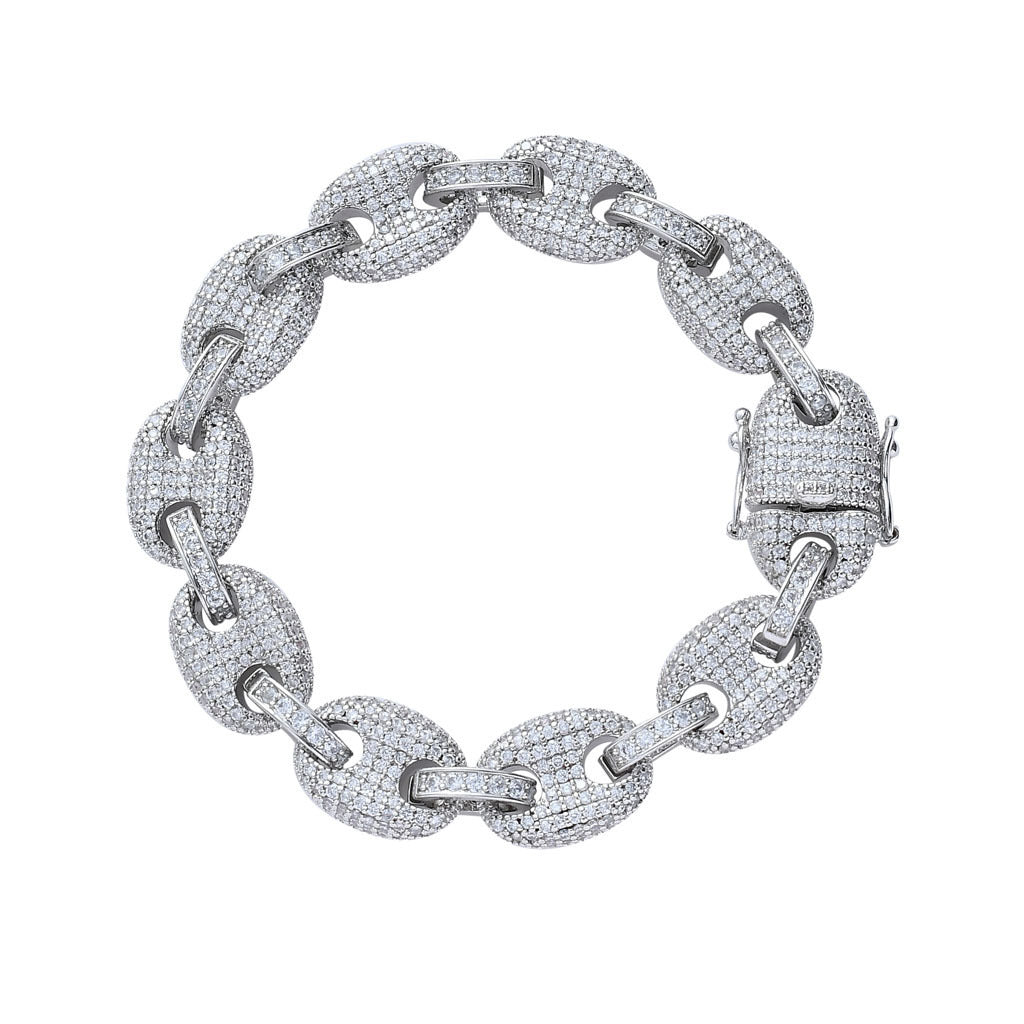 Iced Out Pig Nose Bracelet - DATNEWDRIP