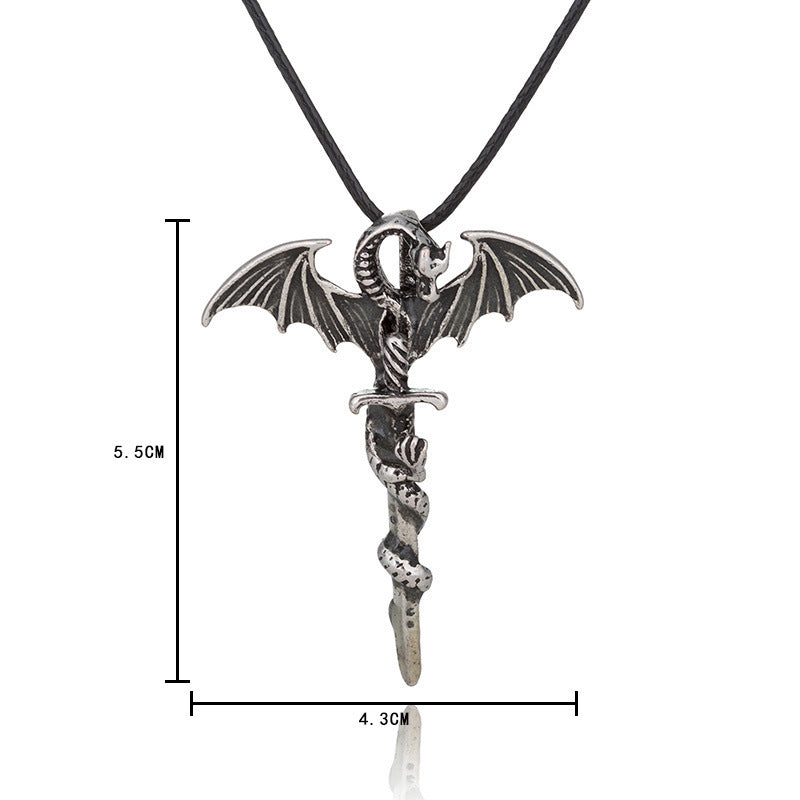 Luminous Twisted Dragon Pendant - DATNEWDRIP