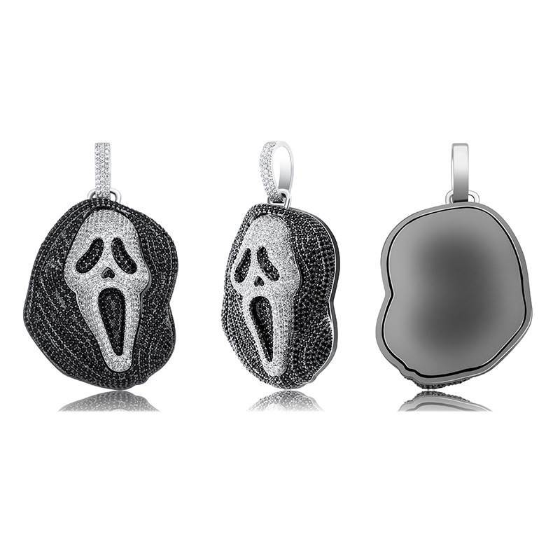 Iced Out Scream Pendant