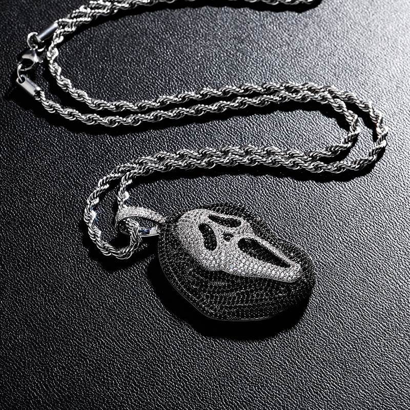 Iced Out Scream Pendant