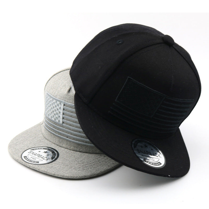 American Flag Embroidered Snapback