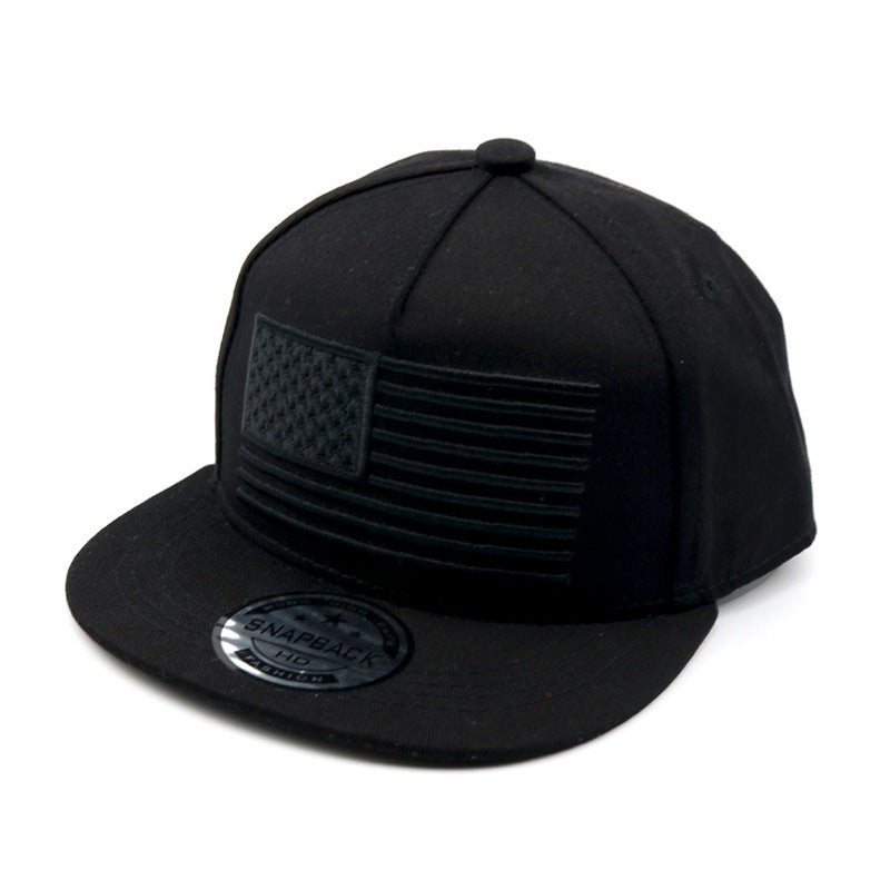 American Flag Embroidered Snapback