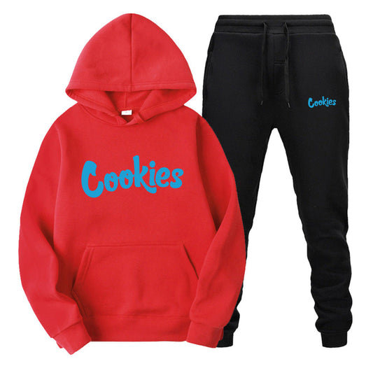 Cookies Hoodie & Sweatpants 2 Piece Suit Set