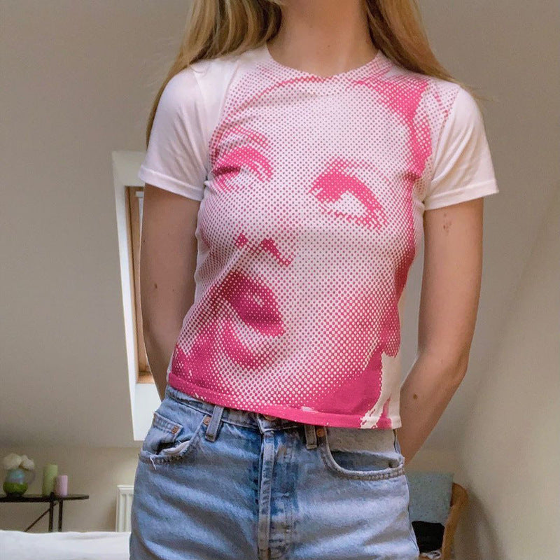 Hip Hop Face T-Shirt - Womens - DATNEWDRIP
