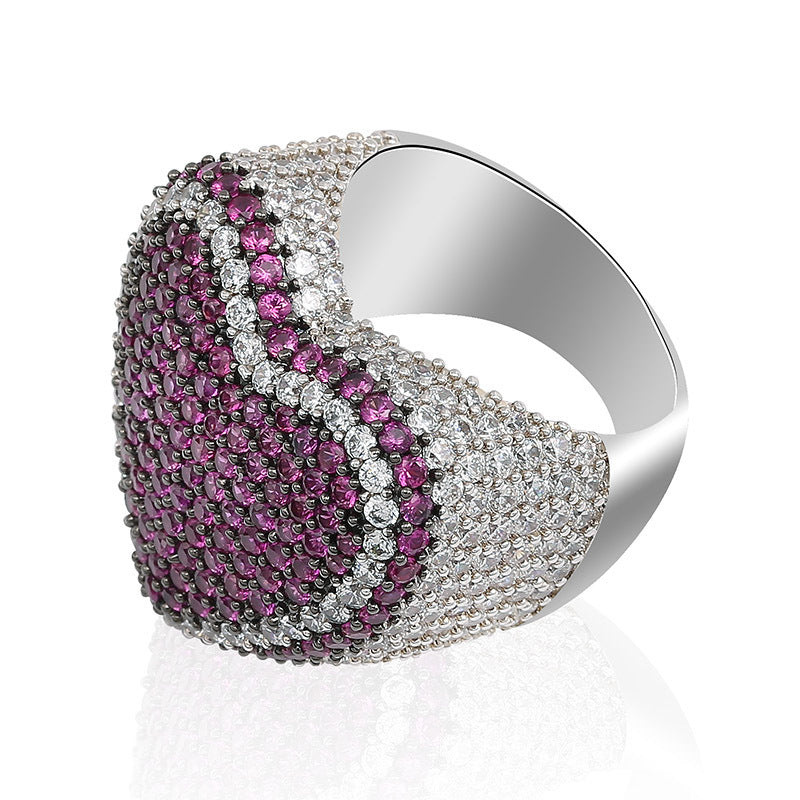 Iced Out Full Heart Ring - DATNEWDRIP