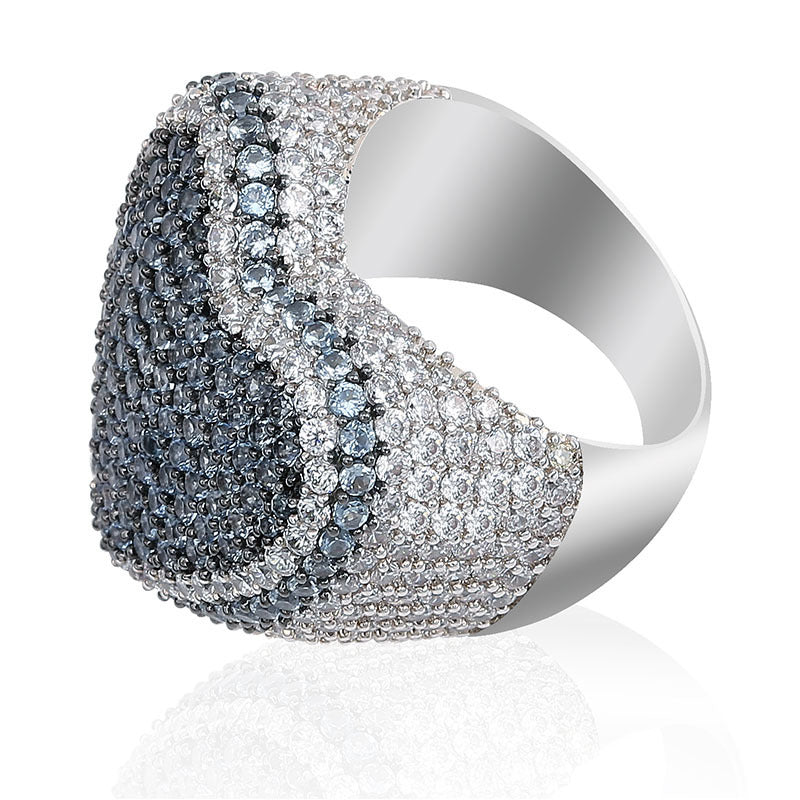 Iced Out Full Heart Ring - DATNEWDRIP