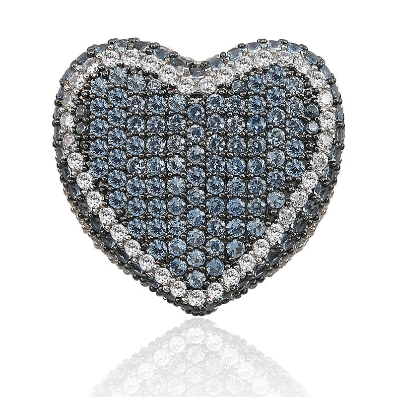 Iced Out Full Heart Ring - DATNEWDRIP