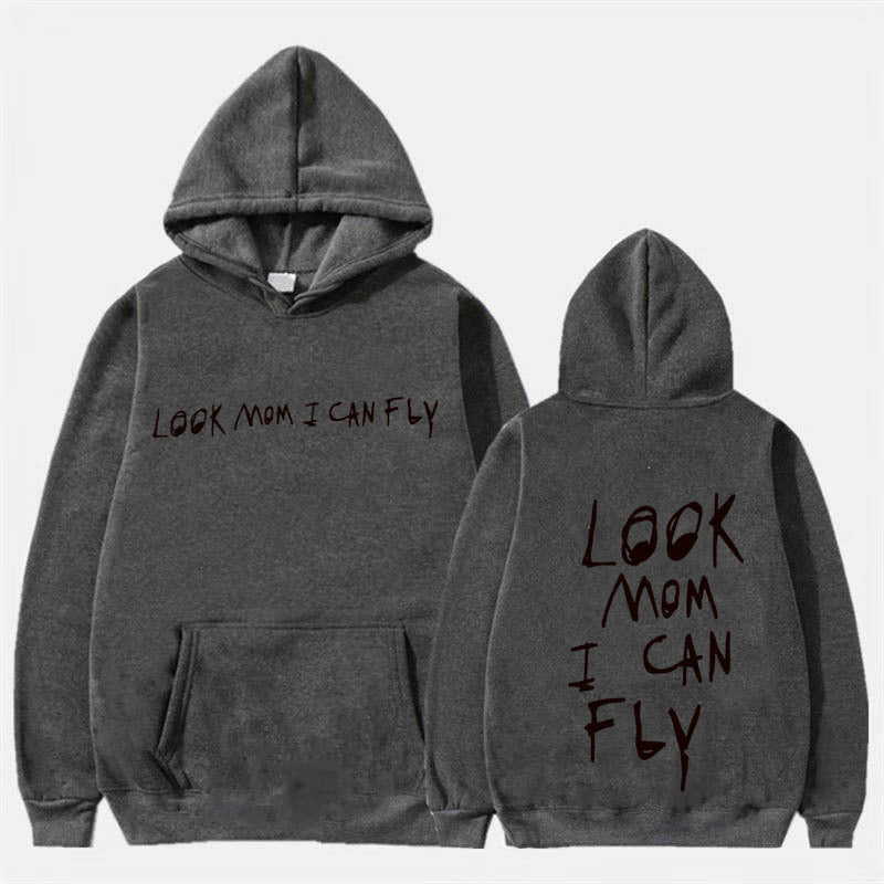 Look Mom I Can Fly Hoodie - Mens