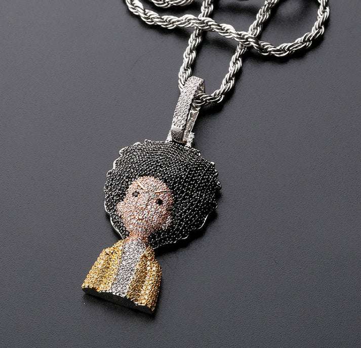 Iced Out The Boondocks Pendant