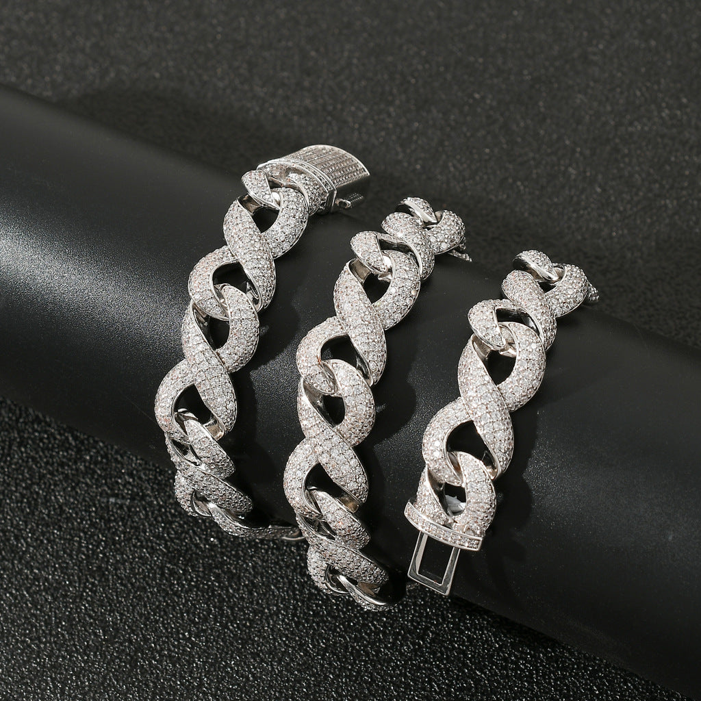 Iced Out Infinity Link Chain - DATNEWDRIP