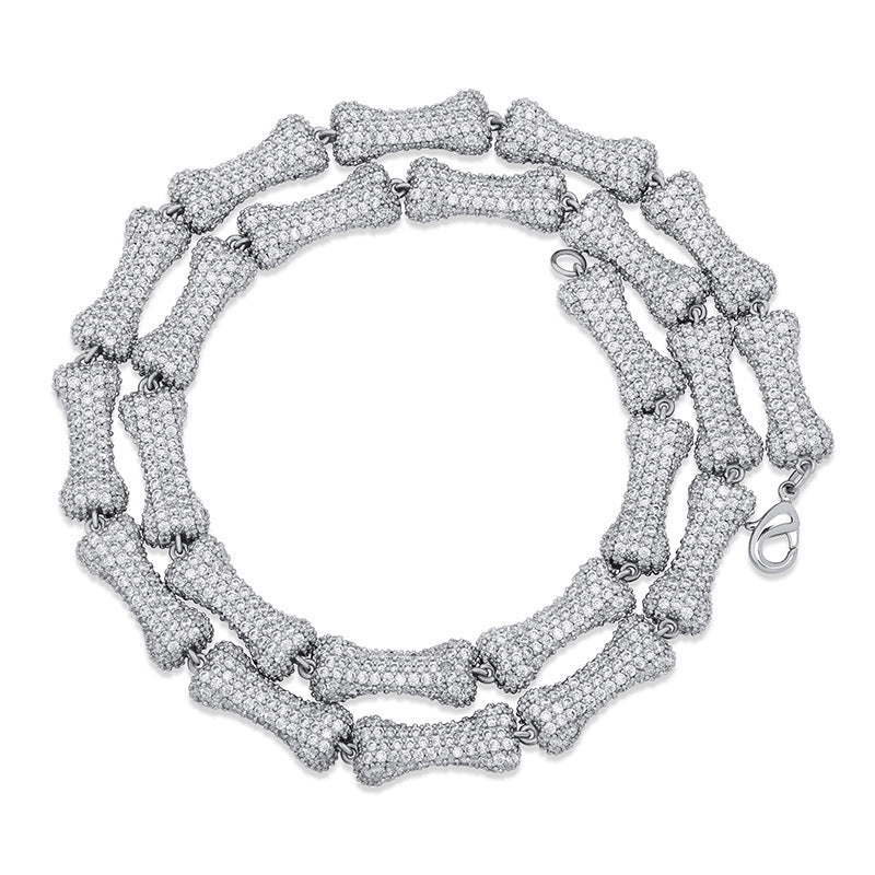 Iced Out Bone Chain - DATNEWDRIP