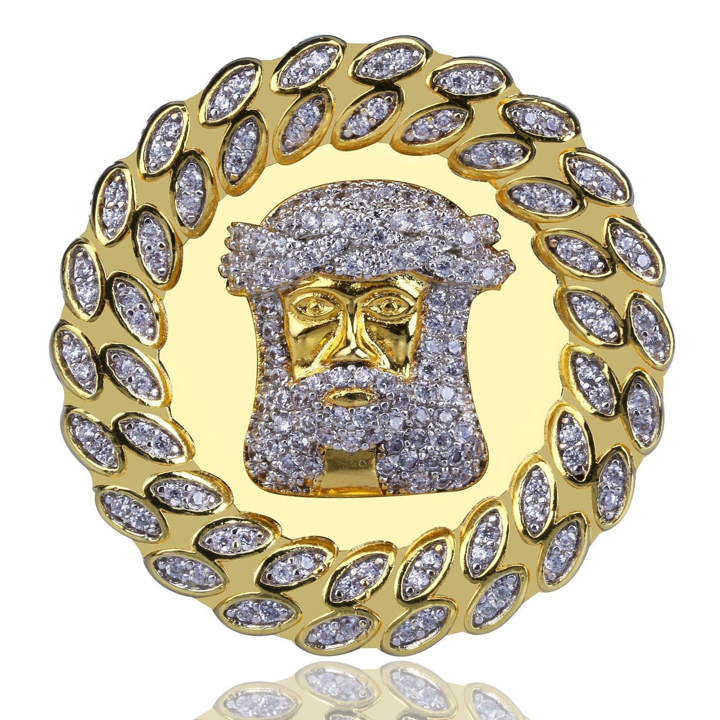 Iced Out Jesus Piece Ring