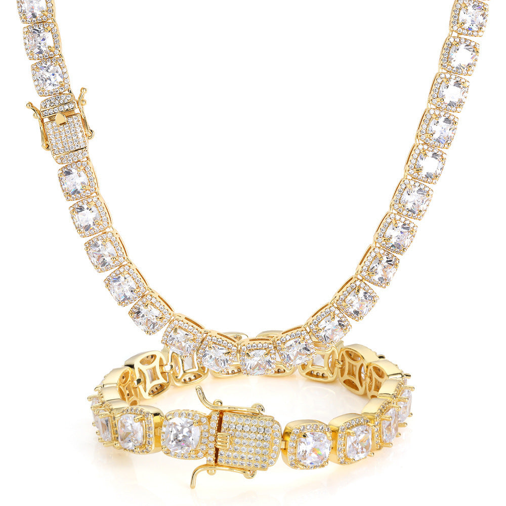 Iced Out Sugar Rock Large Gem Chain - DATNEWDRIP