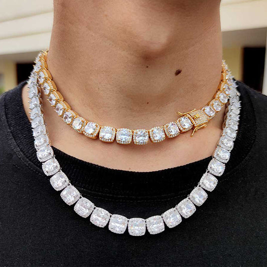 Iced Out Sugar Rock Large Gem Chain - DATNEWDRIP