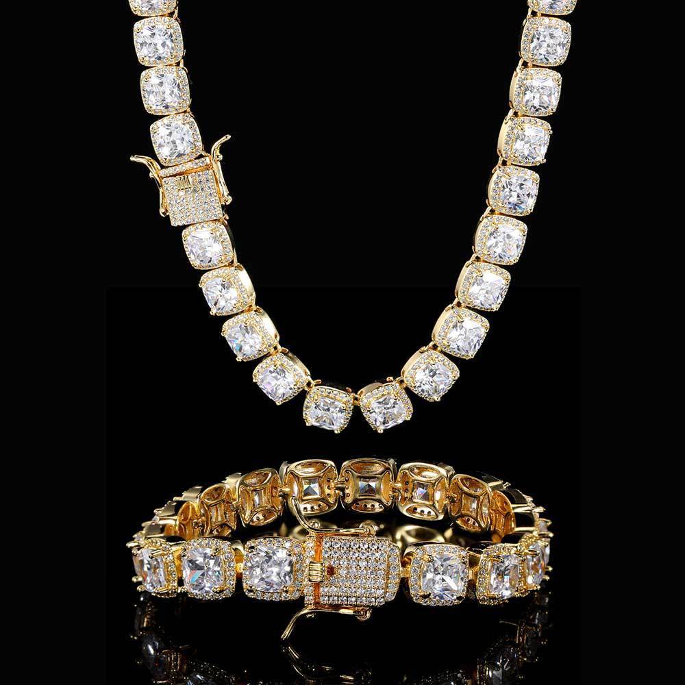 Iced Out Sugar Rock Large Gem Chain - DATNEWDRIP