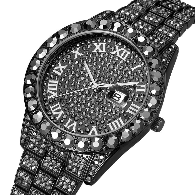 Iced Out Water Proof Watch