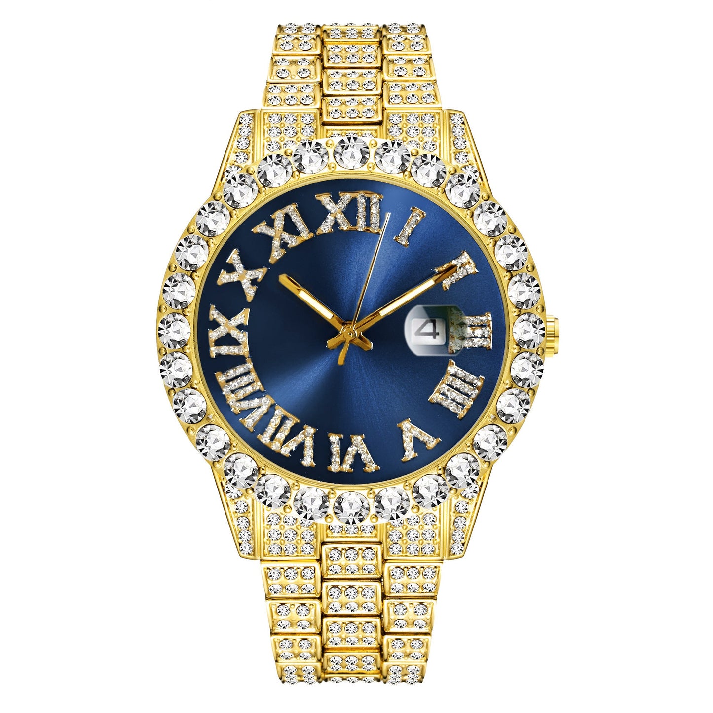 Iced Out Water Proof Watch