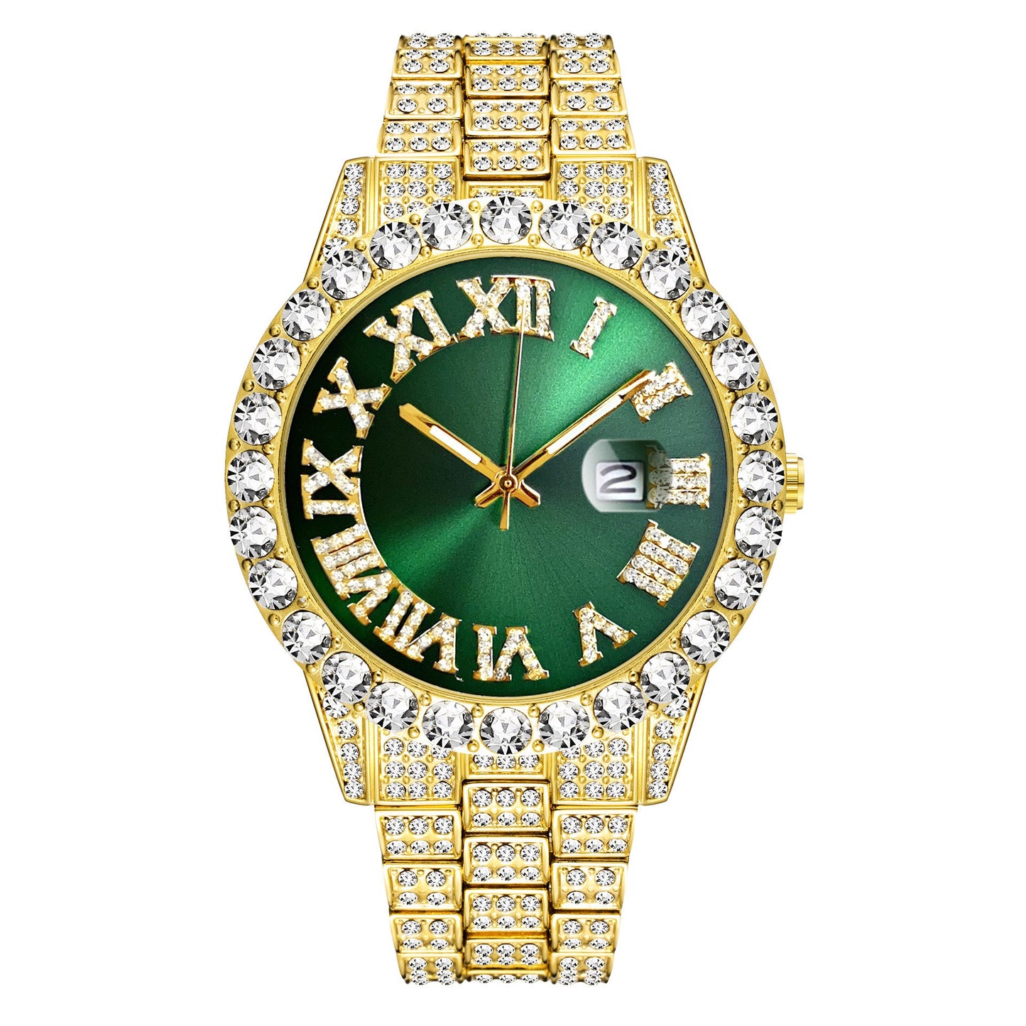 Iced Out Water Proof Watch